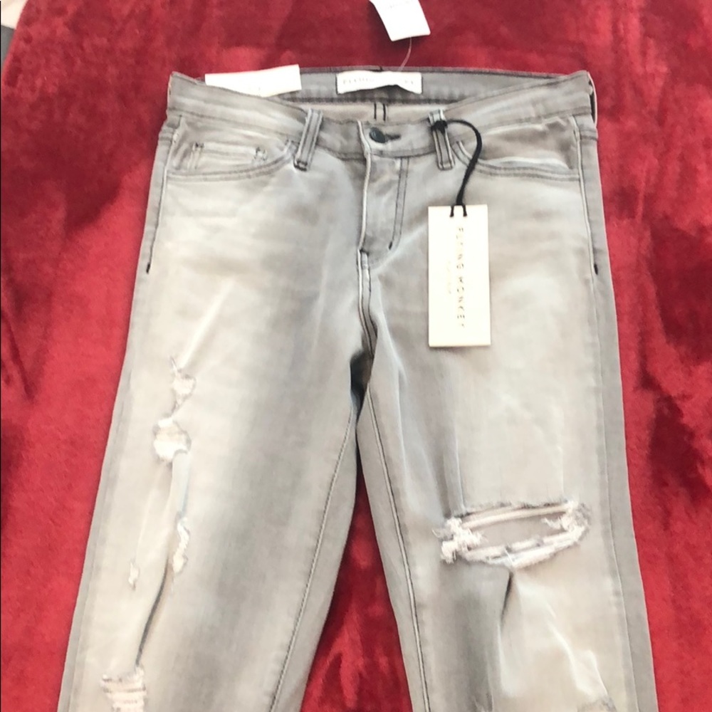 Flying Monkey Platinum Distressed Jeans